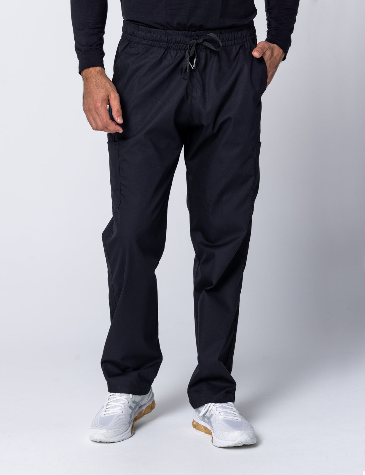 Black Men's Fit Classic Scrub Set