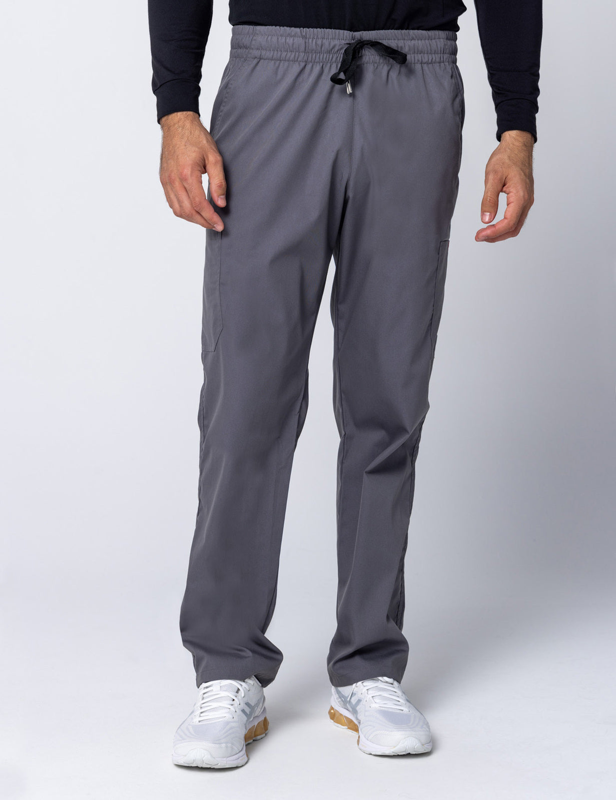 Steel Men's Grey Essentials Scrub Set
